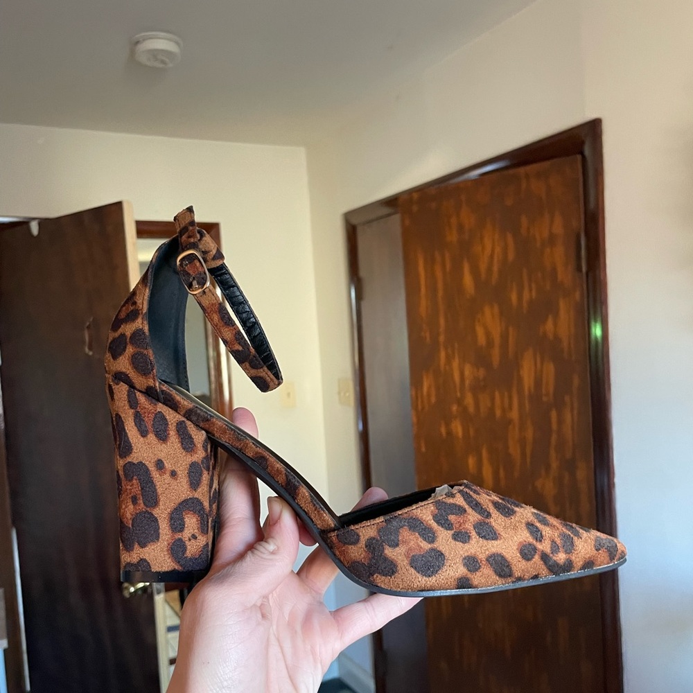 Cheetah print heels